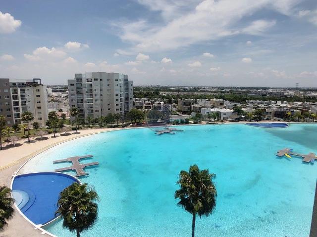 departamento amueblado en renta en crystal lagoons