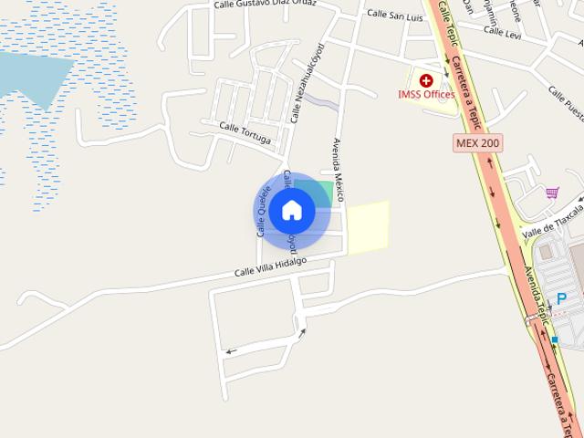 Departamento amueblado en renta en Flamingos, Nuevo Vallarta