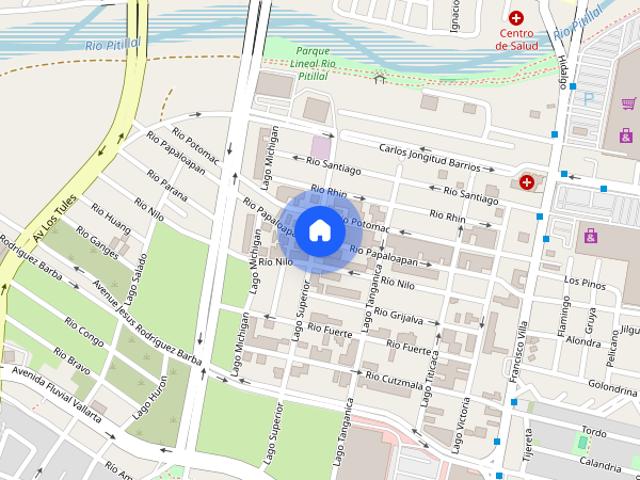Departamento amueblado en renta en Fluvial Vallarta, 2 recamaras + alberca