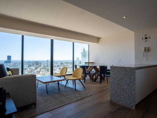 Departamento amueblado en RENTA en torre Latitud