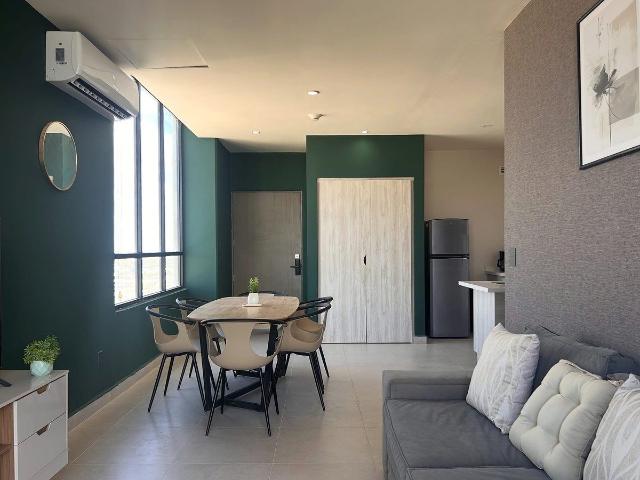 Departamento amueblado en renta frente a Parque Fundidora. $27,500 MXN
