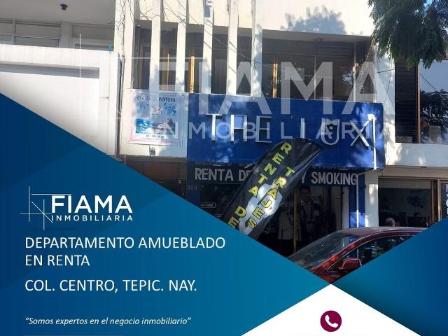 DEPARTAMENTO AMUEBLADO EN RENTA POR AV. ALLENDE, TEPIC, NAY. F
