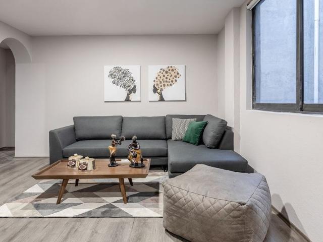 Departamento amueblado en renta, Roma Norte, Tampico