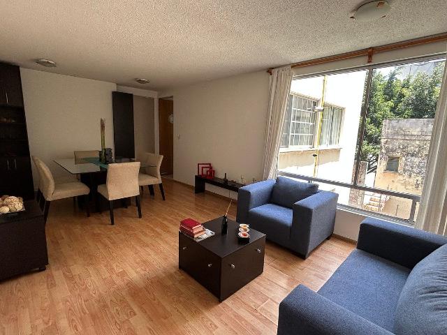 Renta departamento amueblado col Napoles