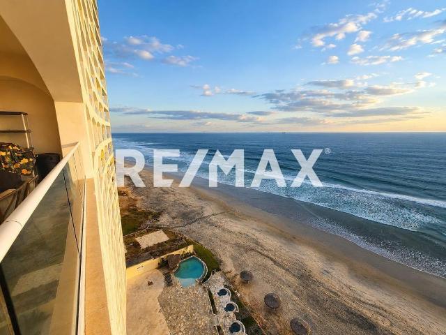 DEPARTAMENTO AMUEBLADO EN VENTA, FRENTE AL MAR EN ROSARITO, B.C