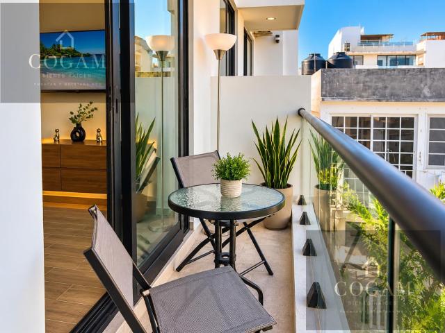 Departamento amueblado en venta y renta en Serenata, Playa del Carmen, cerca de 5ta Avenida y playa