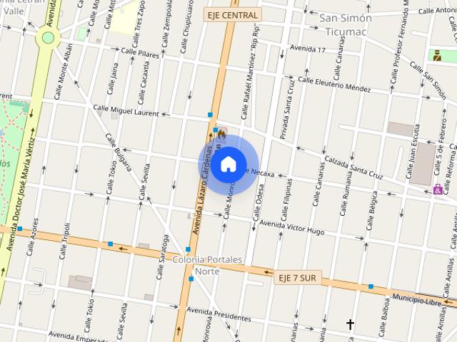 Departamento amueblado PH en Portales
