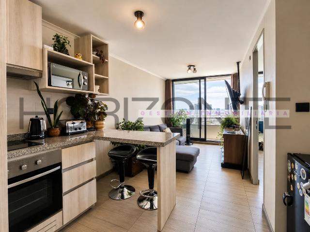 Departamento amoblado de 1 dormitorio en calle rengo