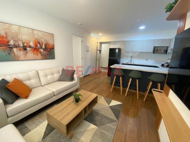 Departamento Amoblado De Estreno De 2Habitaciones Con Estacioanamiento En Alquiler San Isidro