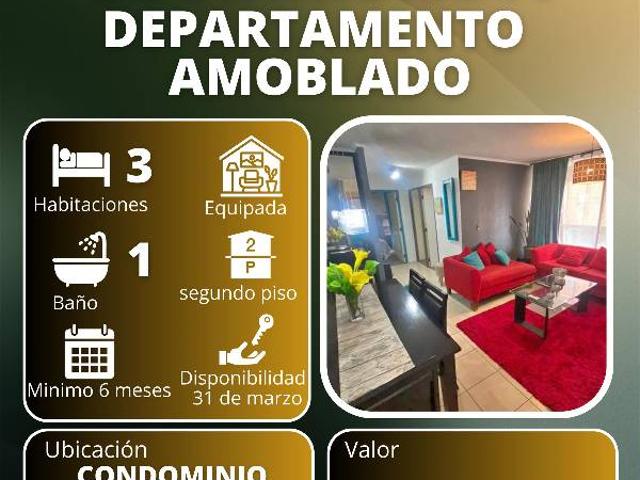 DEPARTAMENTO AMOBLADO EN CURICO