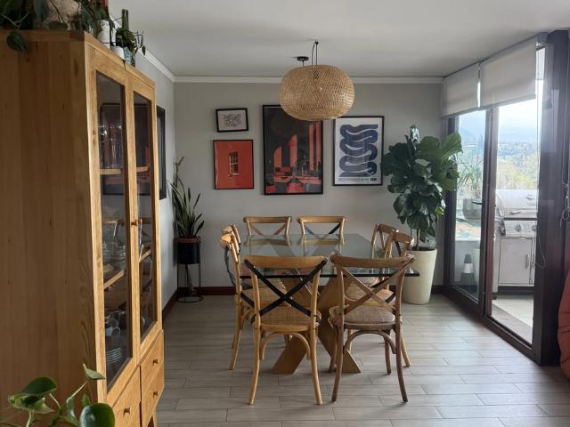 Departamento amoblado en arriendo 2d2b las condes