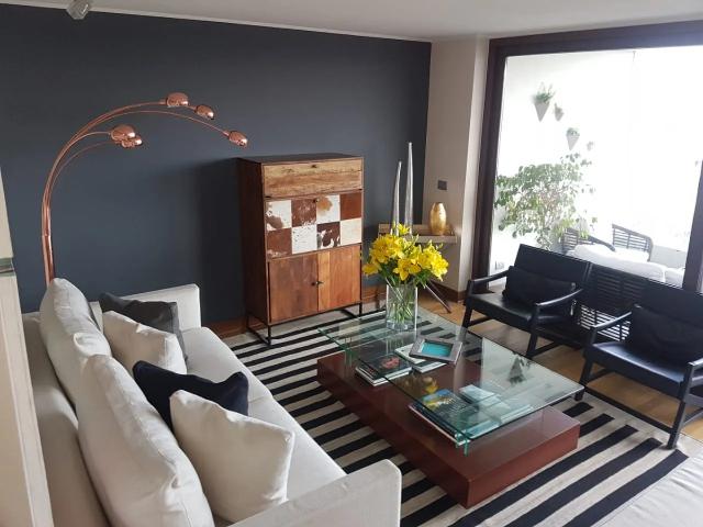 Departamento amoblado en arriendo av. presidente riesco 7444