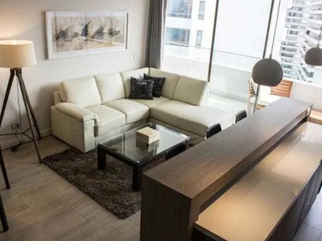 Departamento amoblado en arriendo frente parque araucano