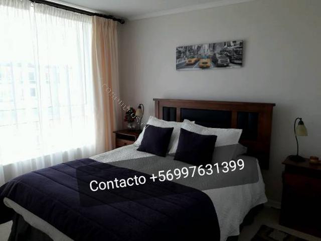 Departamento Amoblado frente Mall Plaza Trébol