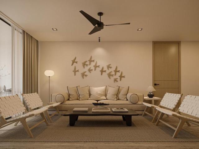 Departamento de 2 rec?maras frente al mar en preventa en Cozumel, unidad 1203