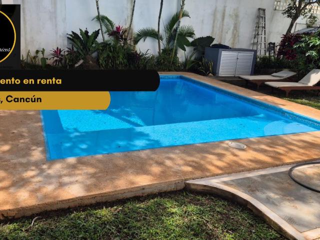 Departamento de 3REC en Renta, Los Olivos, Canc?n