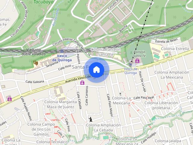 Departamento de 155 m² con 3 recámaras en renta en Vasco de Quiroga, Santa Fe