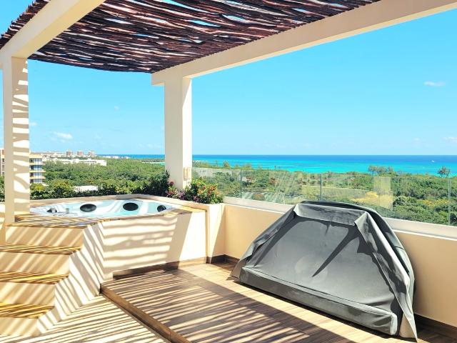Departamento de 1 recamara con vista al mar en Playa del Carmen