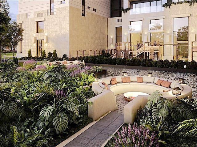 Departamento de 2 pisos, 258 m2, 7,000 m2 de areas verdes con amenidades, cine