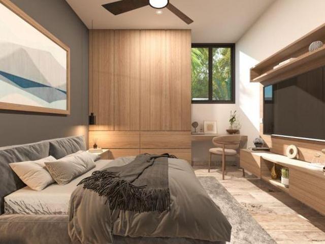 Departamento de 2 recámaras, en planta baja, con amenidades, en Temozón Norte