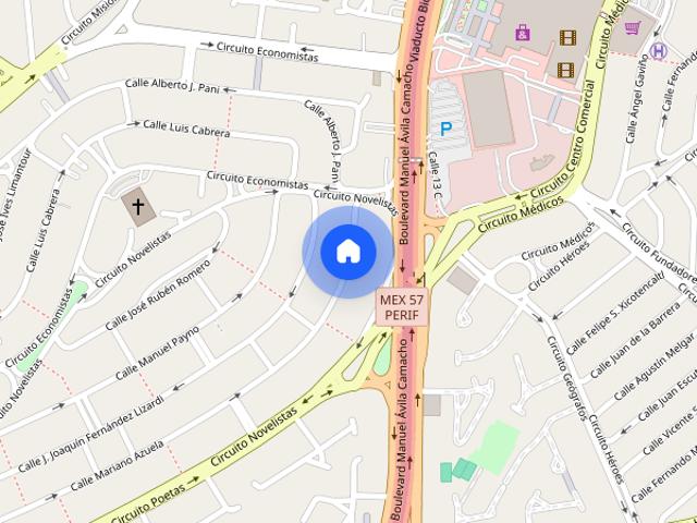 Departamento de 45 m² con 1 recámara en renta en Ciudad Satélite