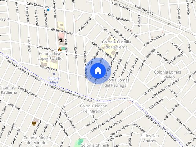 Departamento de 50 m² con 2 recámaras en renta en Cuchilla de Padierna Hospital Ajusco Medio
