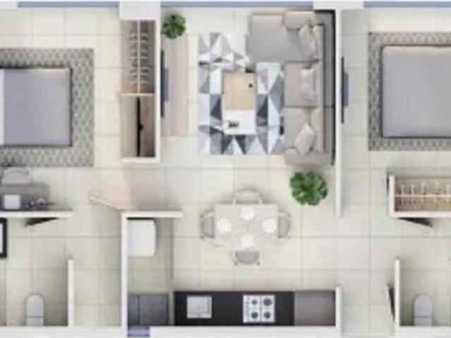 Departamento de 59 m² con 2 recámaras en venta, Huentitán El Bajo