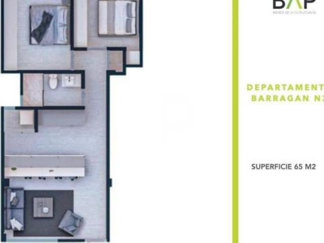 Departamento de 65 m² con 2 habitaciones en venta en Fraccionamiento Panorama
