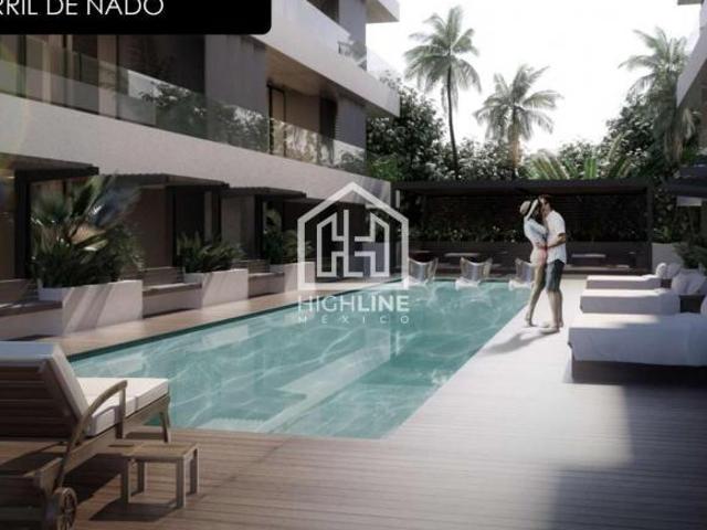 DEPARTAMENTO DE LUJO. 2 RECÁMARAS CON TERRAZA. ALBERCA Y JACUZZI.CANCÚN. ENTREGA INMEDIATA