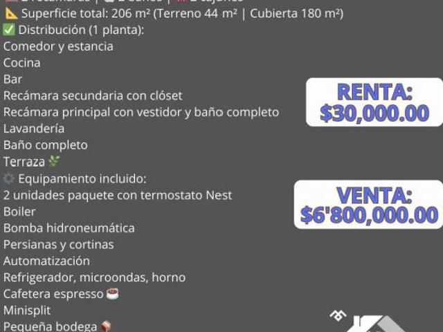 DEPARTAMENTO DE LUJO VENTA Y RENTA TORRE INDIGO