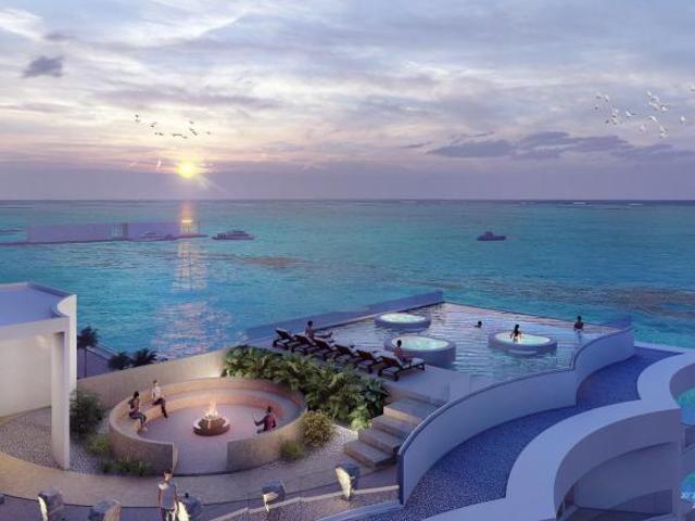 Departamento de lujo en venta con vista al mar en Cozumel 2 recámaras