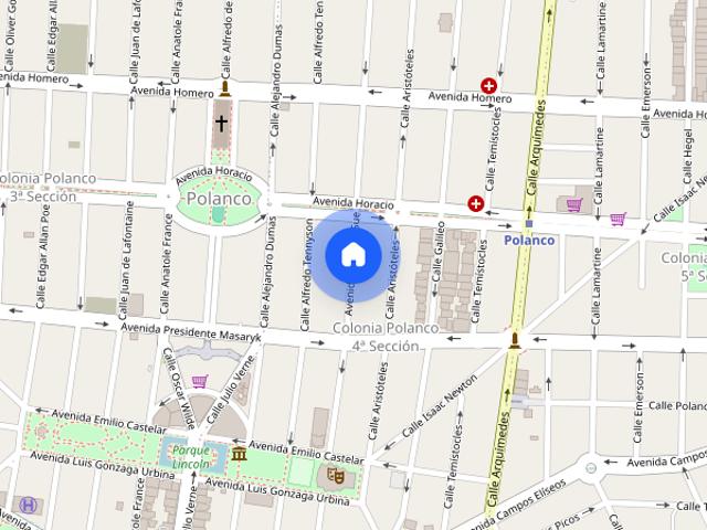 DEPARTAMENTO DE LUJO EN RENTA EN POLANCO PARQUE LINCOLN