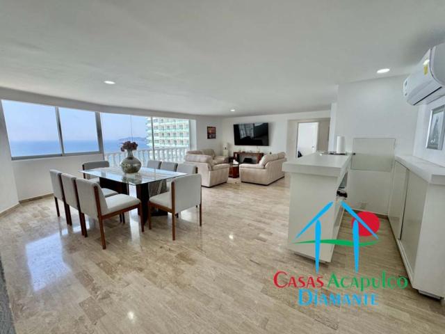 Departamento de playa con vista al mar
