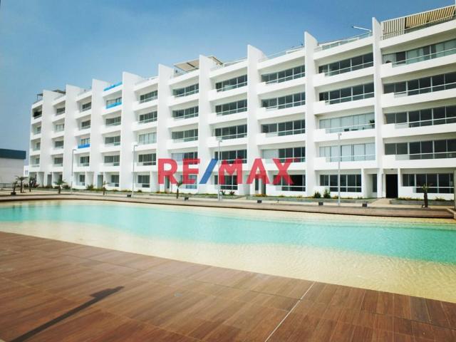 Departamento De Playa Independizado En Primer Piso Con Vista A La Piscina En Condominio Nueva Asia Pet Friendly