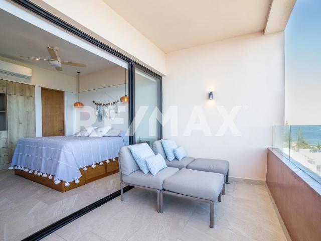 Departamento de Venta Amueblado Frente al mar en Chicxulub Puerto, Yuc