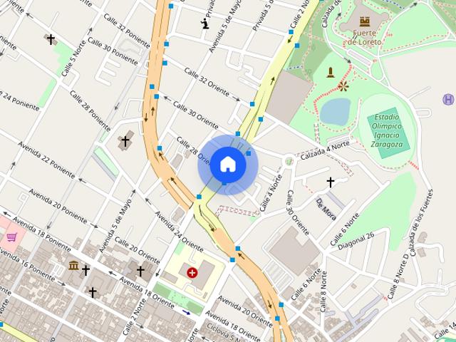 Departamento disponible en renta en 2 norte #, Colonia Mártires del Trabajo, C.P. 72260