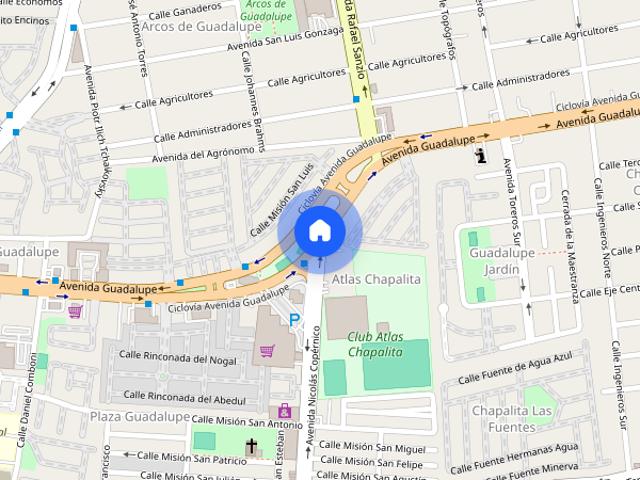 Departamento disponible en renta en av guadalupe, Colonia Atlas Chapalita, C.P. 45030