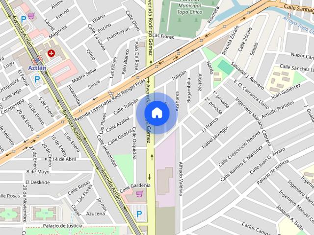 Departamento disponible en renta en Av Rodrigo Gómez 6035, Residencial Aztlán, 64250 Monterrey, N.L. #6035Int. pb, Colonia Residencial Aztlán, C.P. 64250