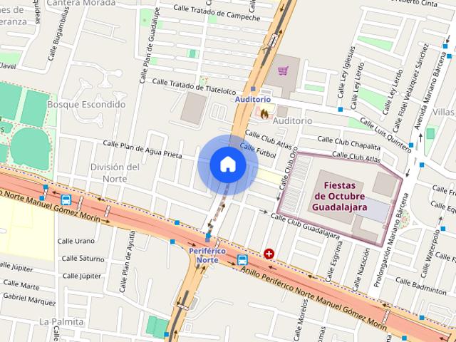 Departamento disponible en renta en Calzada del Federalismo Norte, Colonia La Palmita, C.P. 45180