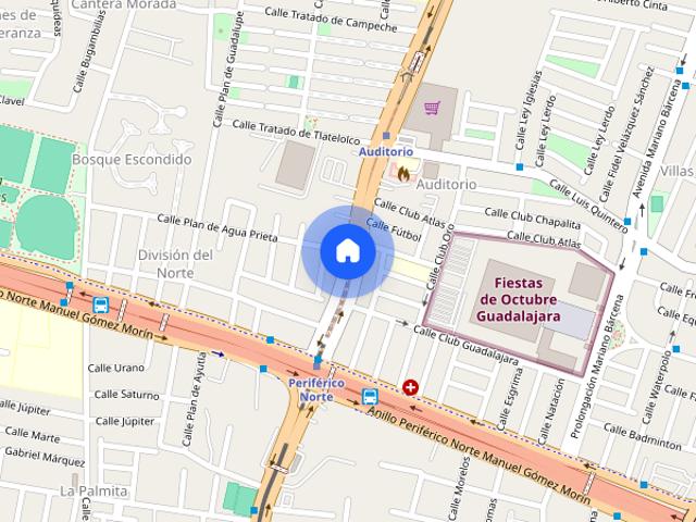 Departamento disponible en renta en Calzada del Federalismo Norte, Colonia La Palmita, C.P. 45180