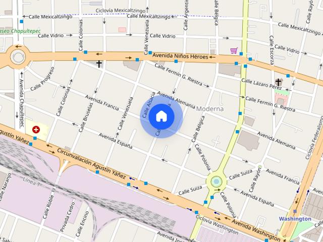 Departamento disponible en renta en Calle Argentina, Colonia Moderna, C.P. 44190