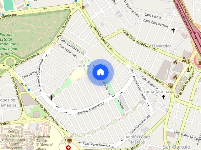 Departamento disponible en renta en, Colonia Las Américas, C.P. 53040
