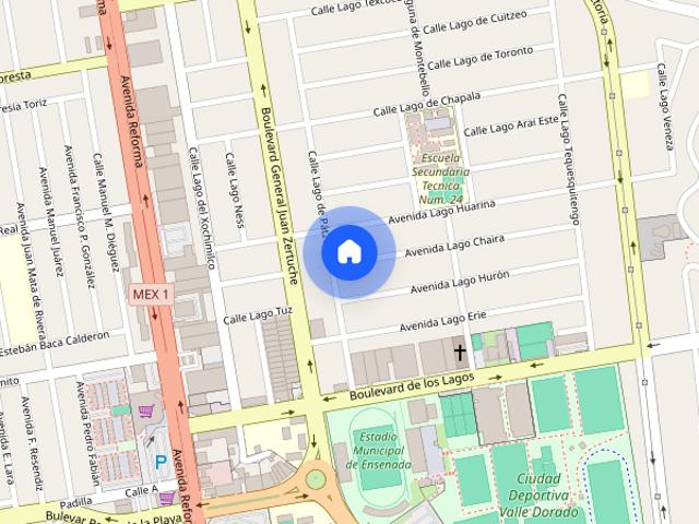 Departamento disponible en renta en Lago Chaira #311Int. B, Colonia Valle Dorado, C.P. 22890