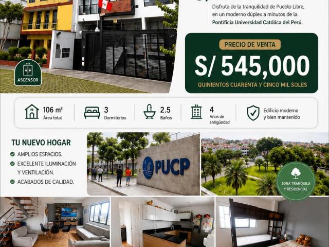 Departamento duplex en venta