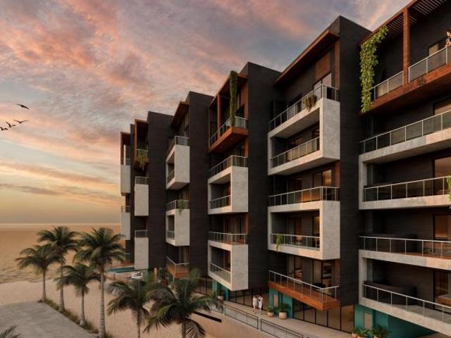 DEPARTAMENTO EN CONDOMINIO A PIE DE PLAYA + VISTA PARCIAL AL MAR