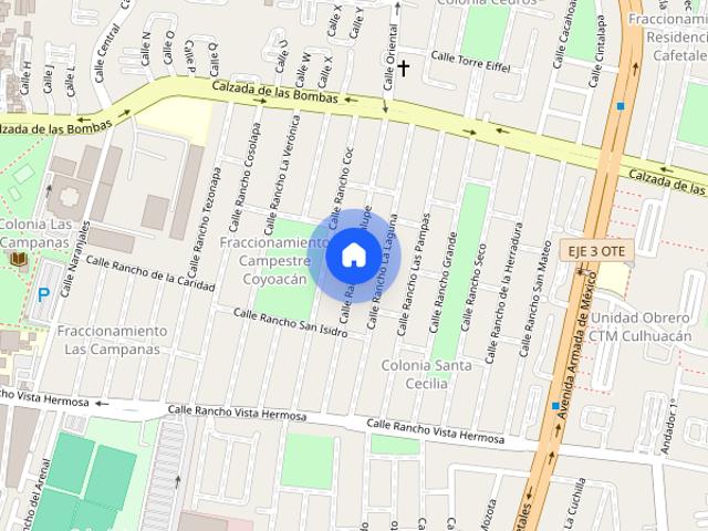 Departamento en Campestre Coyoacán con 2 recámaras, ID: 166507