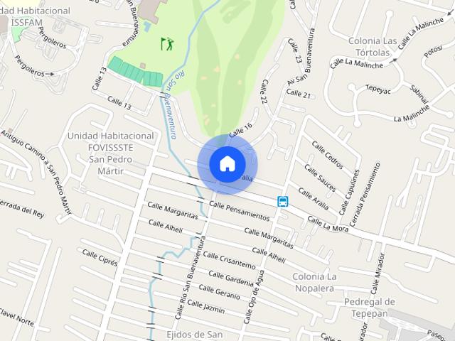 Departamento en Club de Golf México con 2 recámaras, ID: 166625