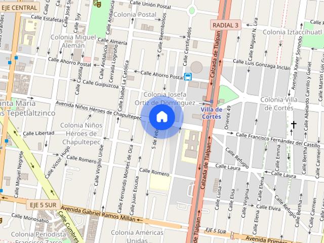 Departamento en alcaldía Benito Juárez