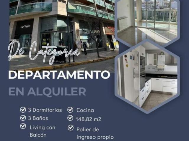 Departamento en alquiler 3 dormitorios Piso de categoría frente a Patio Olmos
