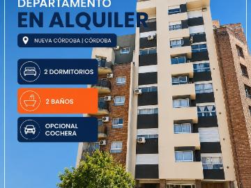 DEPARTAMENTO EN ALQUILER DE 2 DORMITORIOS IMPUESTOS INCLUIDOS NUEVA CORDOBA COCHERA OPCIONAL